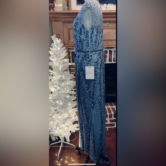 *SPRING SALE* NWT MAC DUGGAL SZ 10 or 16 French Navy Blue Evening Gown #5619 - Picture 5 of 10